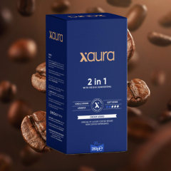 Xaura 2 in 1 Kahve – Reishi Mantarlı, Krema Katkılı (20’li Paket, 280 g)