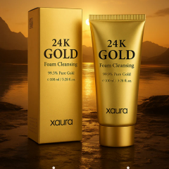 Xaura 24K Gold Foam Cleansing (100 ml)
