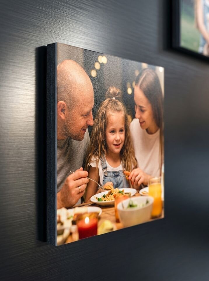 12 Fotoğraflı Kişiye Özel Premium Kare Magnet Seti (5x5 cm)