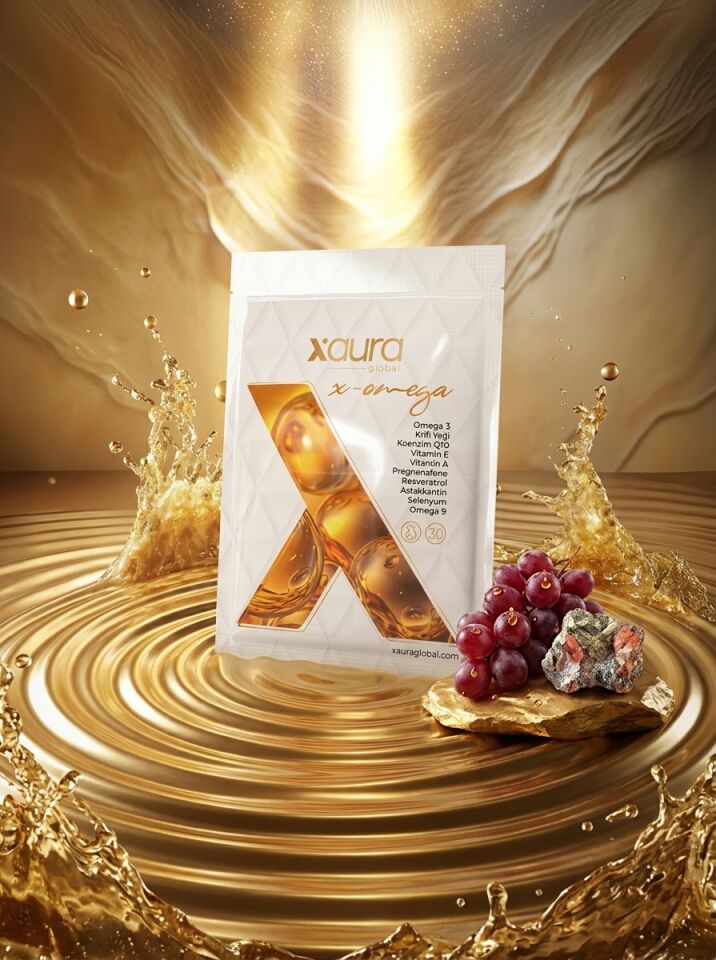 Aura X-Omega Transdermal Wellness Bandı (Omega 3-9, Krill Yağı, Koenzim Q10, Resveratrol)