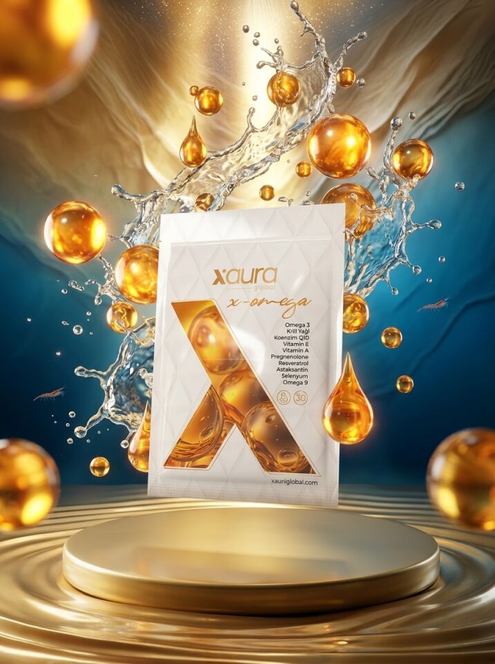 Aura X-Omega Transdermal Wellness Bandı (Omega 3-9, Krill Yağı, Koenzim Q10, Resveratrol)