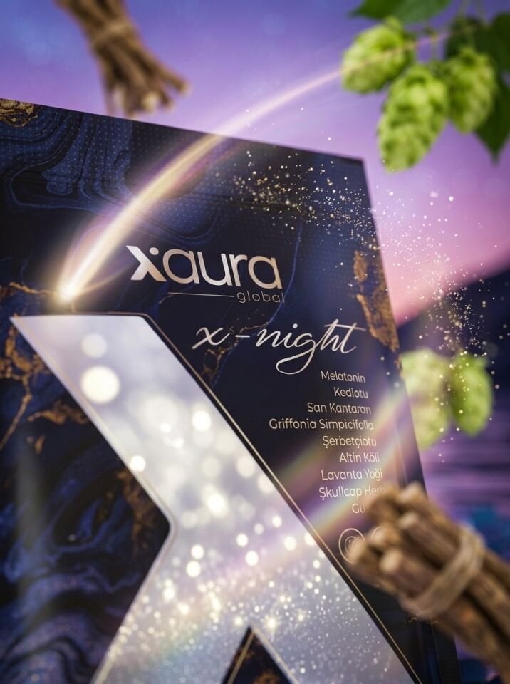 XAura X-Night Transdermal Band Melatonin, Kediotu, Lavanta