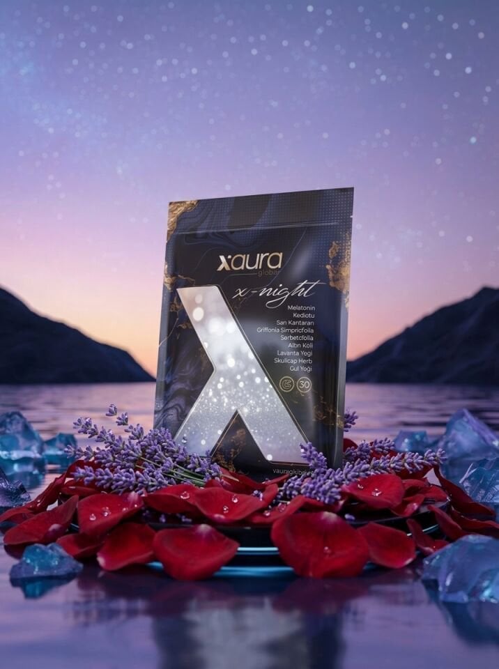 X-Aura X-Night Transdermal Melatonin ve Uyku Destek Bandı (Kediotu, Sarı Kantaron, Lavanta)