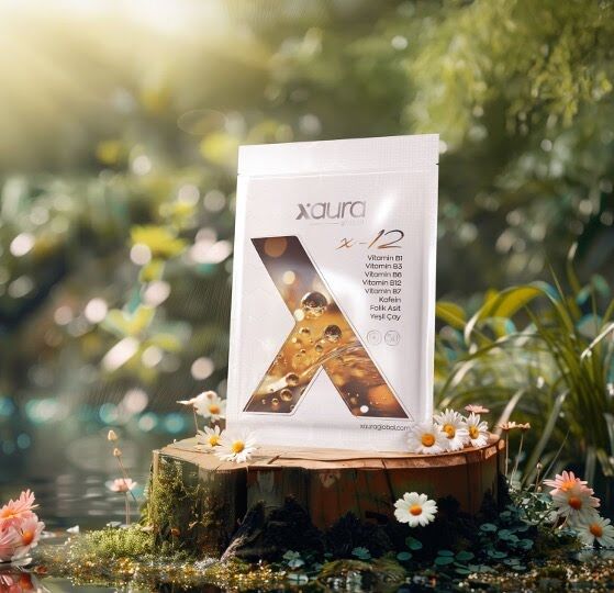 X-Aura X-12 Transdermal B-Kompleks ve Enerji Bandı (B12 Vitamini, Kafein, Yeşil Çay)