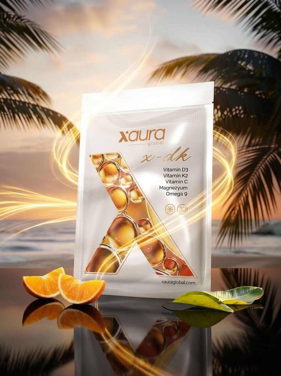 X-Aura X-Dk Transdermal Vitamin Kompleksi (Vitamin D3, K2, C ve Magnezyum Bandı)