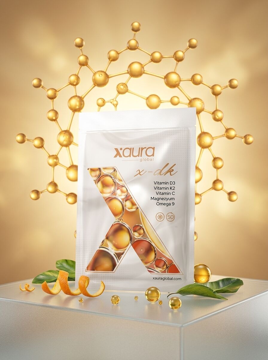 X-Aura X-Dk Transdermal Vitamin Kompleksi (Vitamin D3, K2, C ve Magnezyum Bandı)