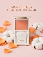Atomy-Adelica Sheer Cotton Allık - Doğal Mat Işıltılı (Peach - Şeftali)
