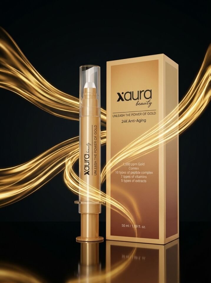 X-Aura Beauty 24K Gold & Peptit Botoks Etkili Kırışıklık Karşıtı Peeling Serum (20 ml)