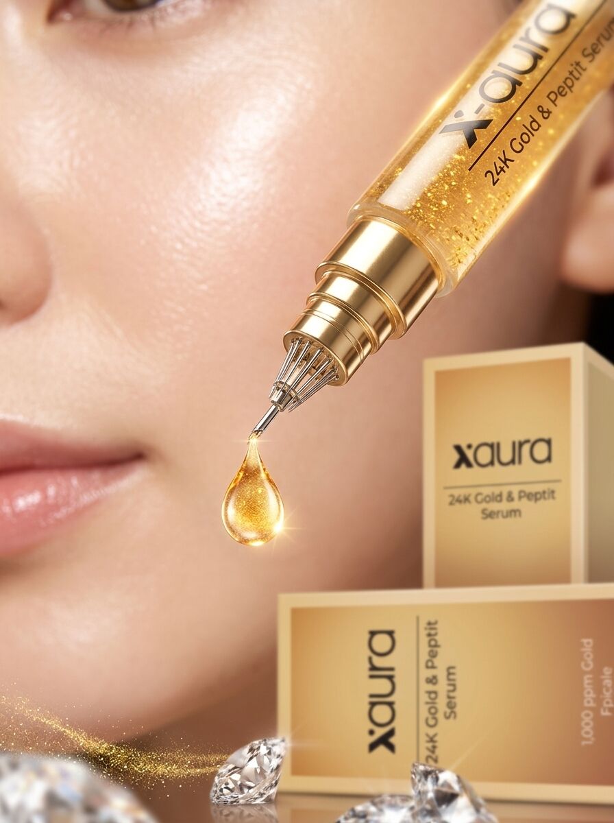 X-Aura Beauty 24K Gold & Peptit Botoks Etkili Kırışıklık Karşıtı Peeling Serum (20 ml)