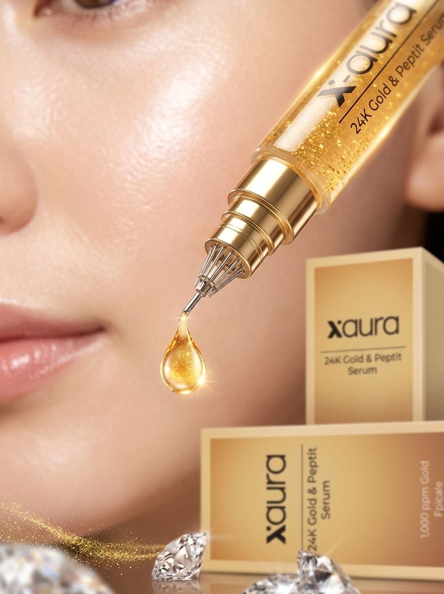 XAura Beauty 24K Gold & Peptit Kırışıklık Karşıtı Peeling Serum 20 ml