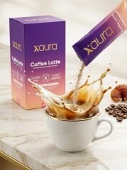 X-Aura Coffee Latte - Reishi Mantarlı Fonksiyonel Hazır Kahve (21 gr x 20 Adet)