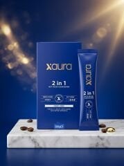 X-Aura 2 in 1 Şekersiz Hazır Kahve - Reishi Mantarlı Fonksiyonel Gurme Kahve (14 gr x 20 Adet)