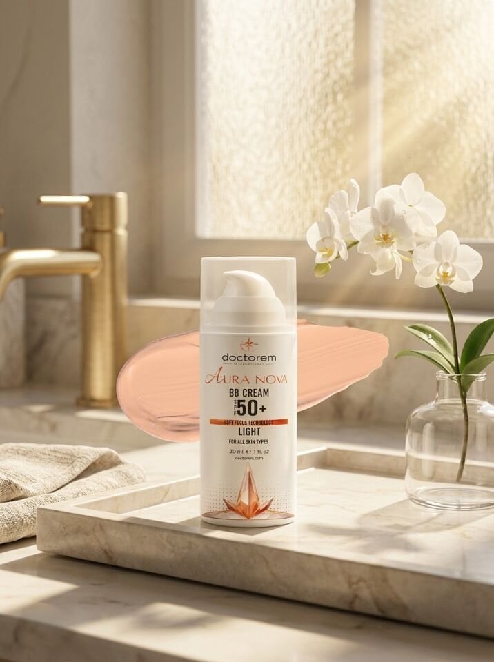 Doctorem Aura Nova BB Cream LIGHT - Lekelere Karşı SPF 50+ Hibrit Kapatıcı Bakım Kremi (30 ml)