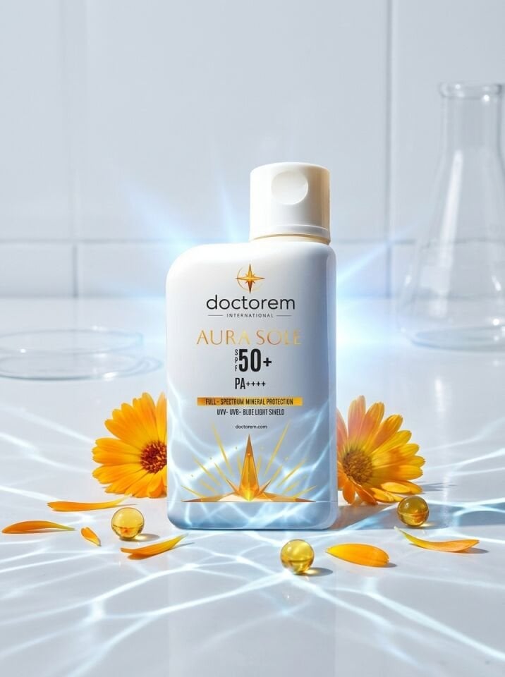 Doctorem Aura Sole SPF 50+ PA++++ Leke ve Mavi Işık Karşıtı Mineral Güneş Kremi (50 ml)