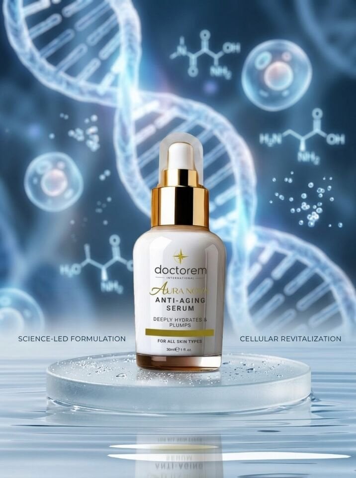 Doctorem Aura Nova Anti-Aging Serum - Peptit ve Argireline Botoks Etkili Kırışıklık ve Leke Karşıtı Yoğun Gençlik İksiri (30 ml)