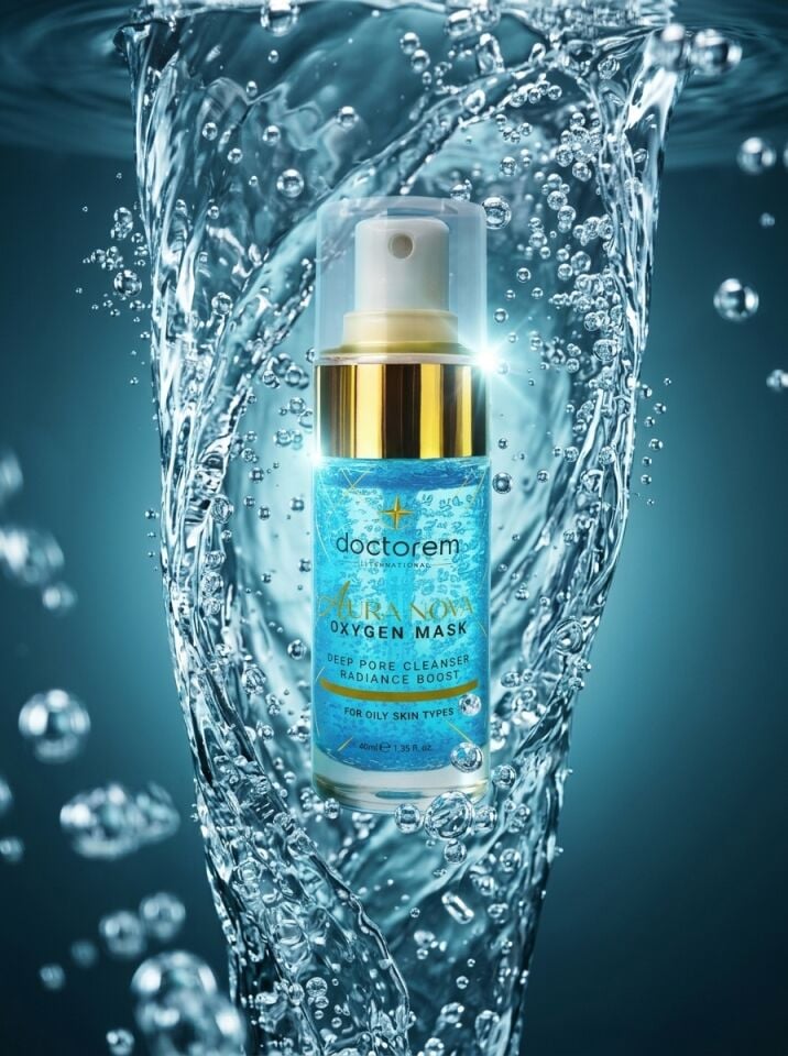 Doctorem Aura Nova Oxygen Mask - Spirulina & Kaolin Özlü Köpüren Gözenek Detoks Oksijen Maskesi (40 ml)