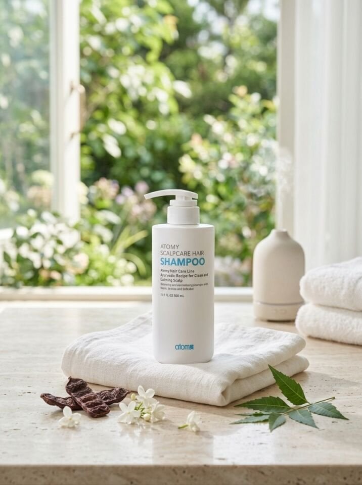 Atomy Scalpcare Hair Shampoo - Kepek ve Dökülme Karşıtı Ayurvedik Saç Derisi Bakım Şampuanı (500 ml)