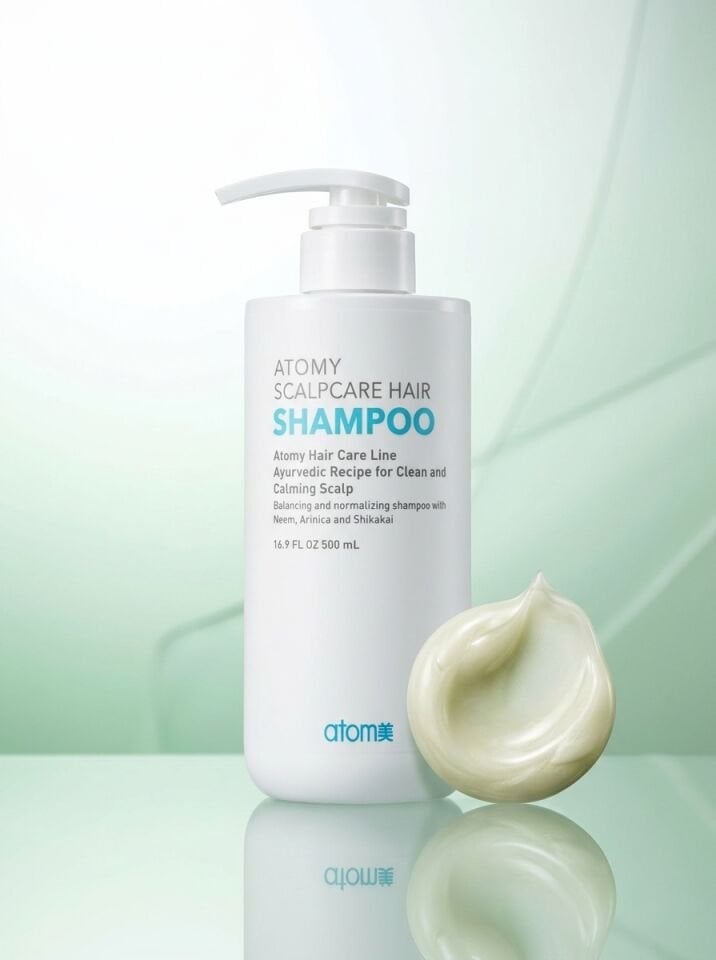 Atomy Scalpcare Hair Shampoo - Kepek ve Dökülme Karşıtı Ayurvedik Saç Derisi Bakım Şampuanı (500 ml)