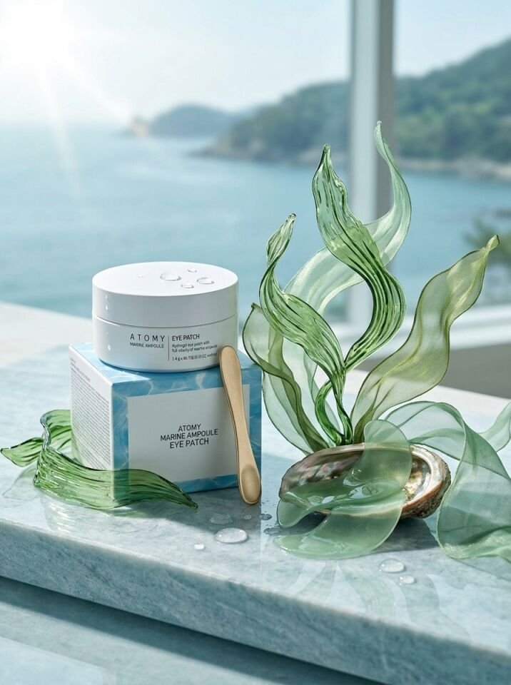 Atomy Marine Ampoule Eye Patch Deniz Mineralli Hidrojel Göz Bandı 60 Adet
