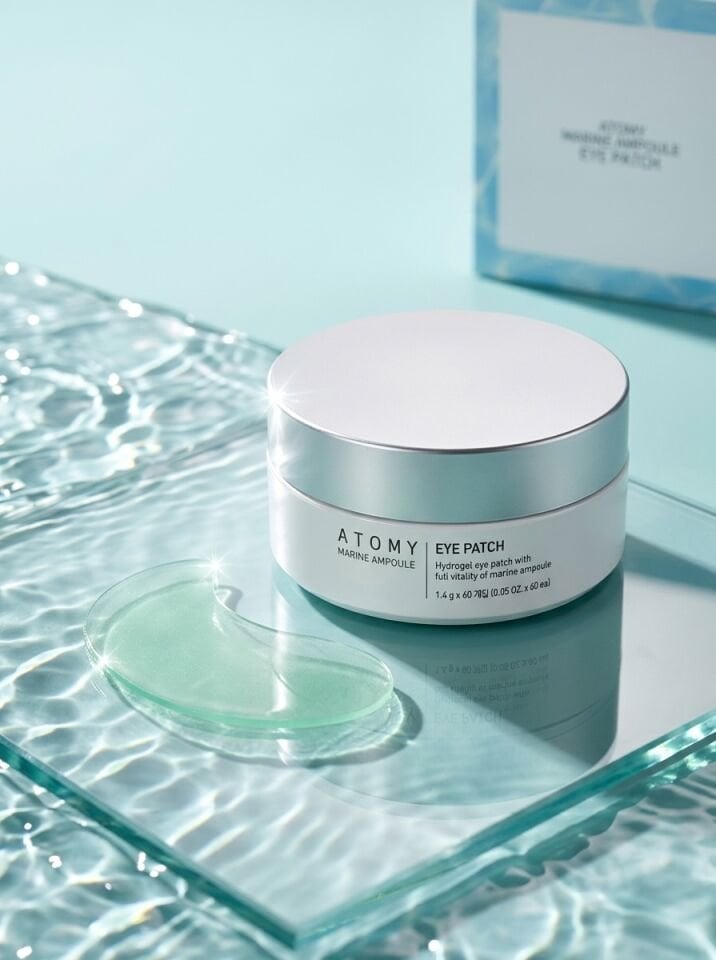 Atomy Marine Ampoule Eye Patch - Deniz Ampulü Özlü Morluk ve Kırışıklık Karşıtı Hidrojel Göz Bandı (60 Adet)