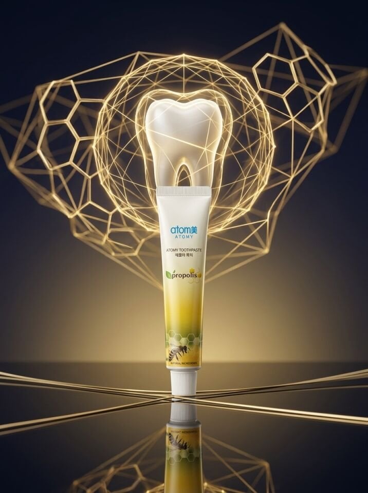 Atomy Propolis Diş Macunu - Tartar ve Diş Eti Karşıtı Doğal Arı Sütü Macunu (50g - Tekli Adet)