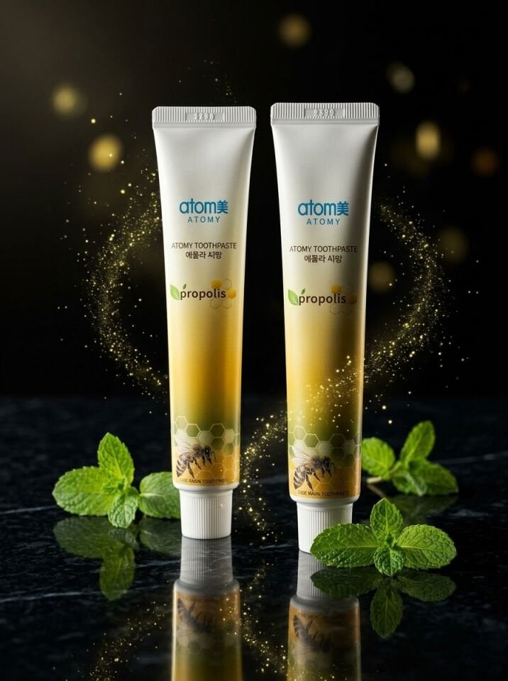 Atomy Propolis Diş Macunu - Tartar ve Diş Eti Karşıtı Doğal Arı Sütü Macunu (50g - Tekli Adet)