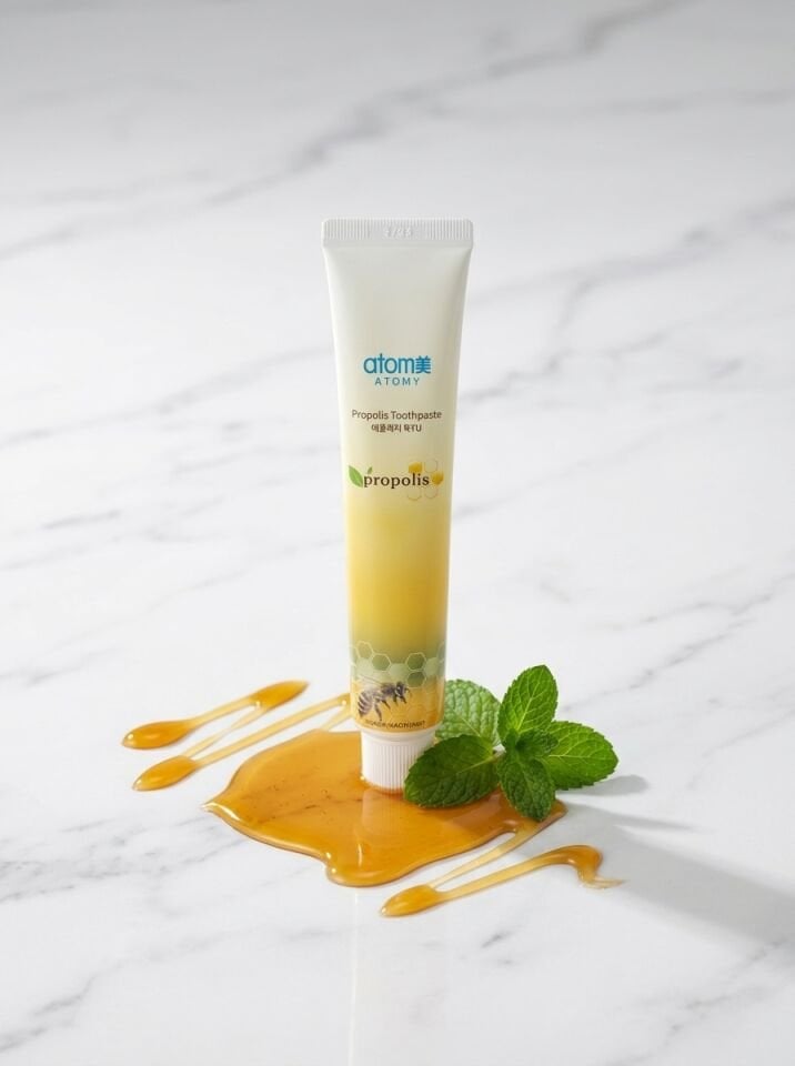 Atomy Propolis Diş Macunu - Tartar ve Diş Eti Karşıtı Doğal Arı Sütü Macunu (50g - Tekli Adet)
