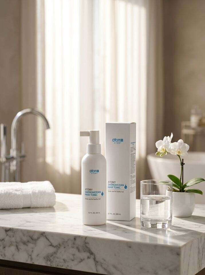 Atomy Saengmodan Hair Tonic - Dökülme Karşıtı ve Yeni Saç Oluşumu Destekleyici Bitkisel Saç Toniği (200 ml)