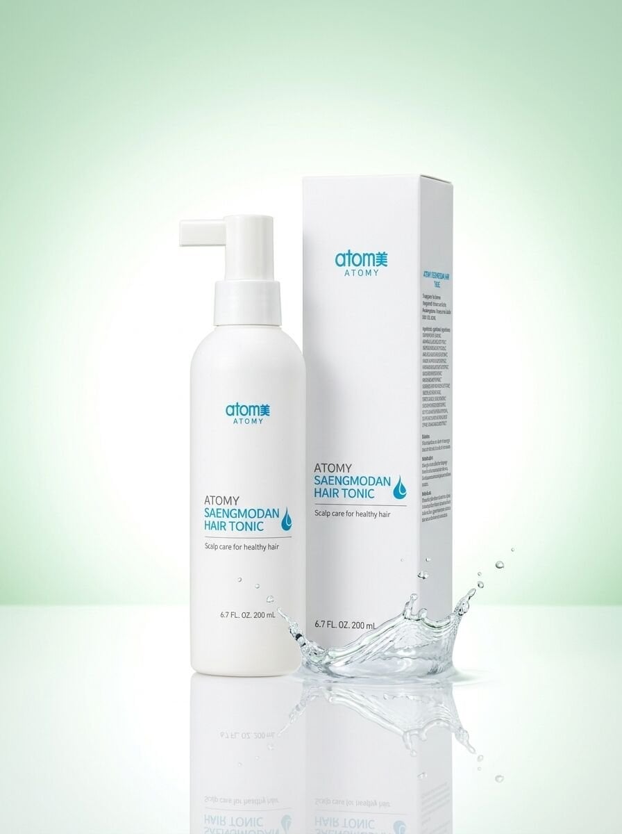 Atomy Saengmodan Hair Tonic - Dökülme Karşıtı ve Yeni Saç Oluşumu Destekleyici Bitkisel Saç Toniği (200 ml)