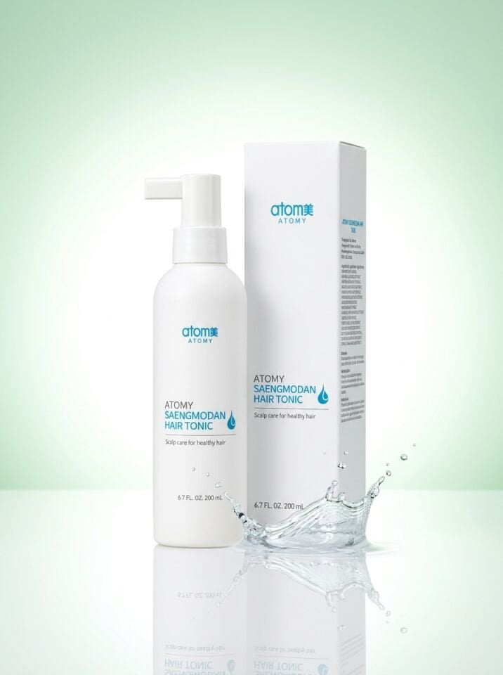 Atomy Saengmodan Hair Tonic - Dökülme Karşıtı ve Yeni Saç Oluşumu Destekleyici Bitkisel Saç Toniği (200 ml)