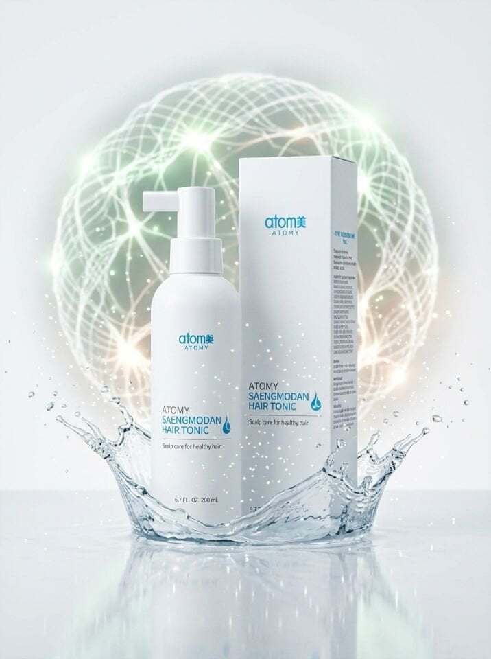 Atomy Saengmodan Hair Tonic - Dökülme Karşıtı ve Yeni Saç Oluşumu Destekleyici Bitkisel Saç Toniği (200 ml)