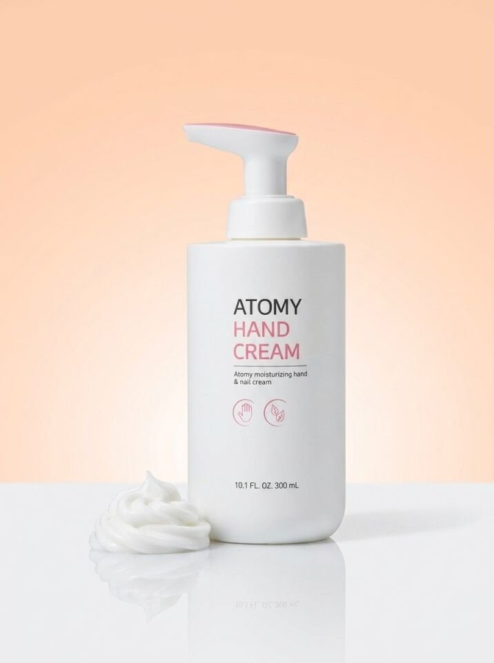 Atomy Hand Cream - Avokado ve Aynısefa Özlü Yoğun Nemlendirici Dev Boy El ve Tırnak Bakım Kremi (300 ml)