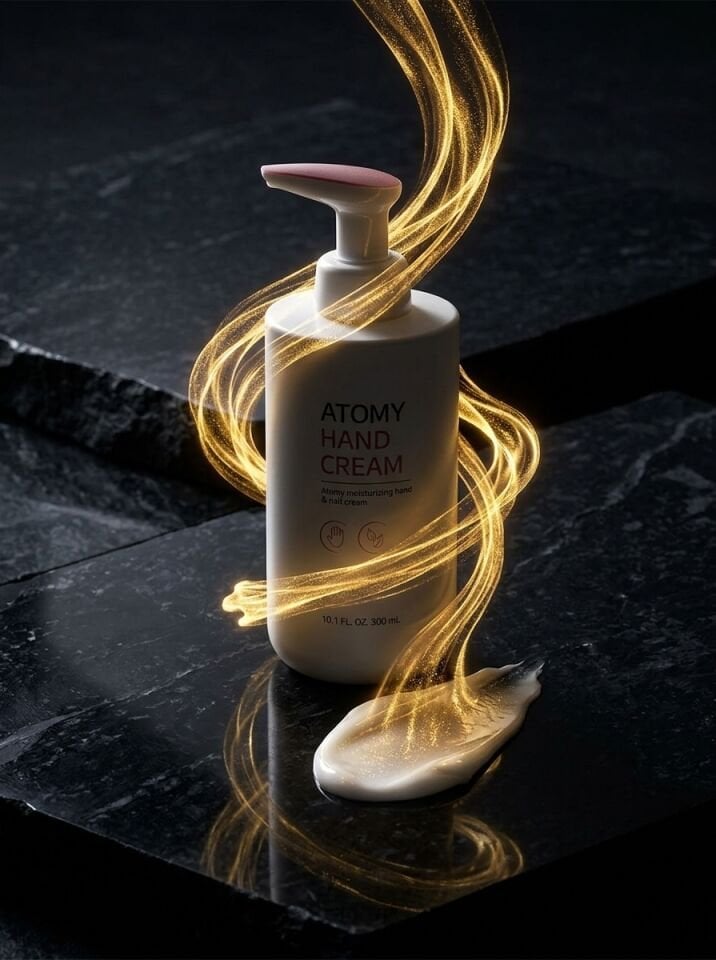 Atomy Hand Cream - Avokado ve Aynısefa Özlü Yoğun Nemlendirici Dev Boy El ve Tırnak Bakım Kremi (300 ml)