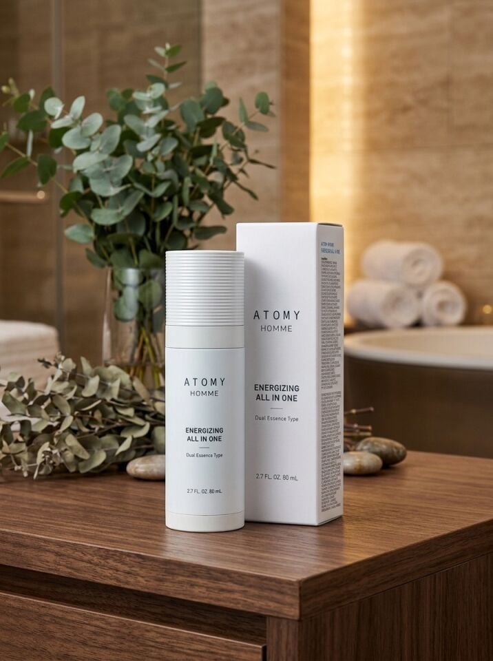 Atomy Homme Energizing All In One Erkek Cilt Bakım Esansı 80 ml