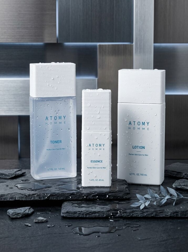 Atomy Homme 3’lü Erkek Cilt Bakım Seti Toner Esans Losyon