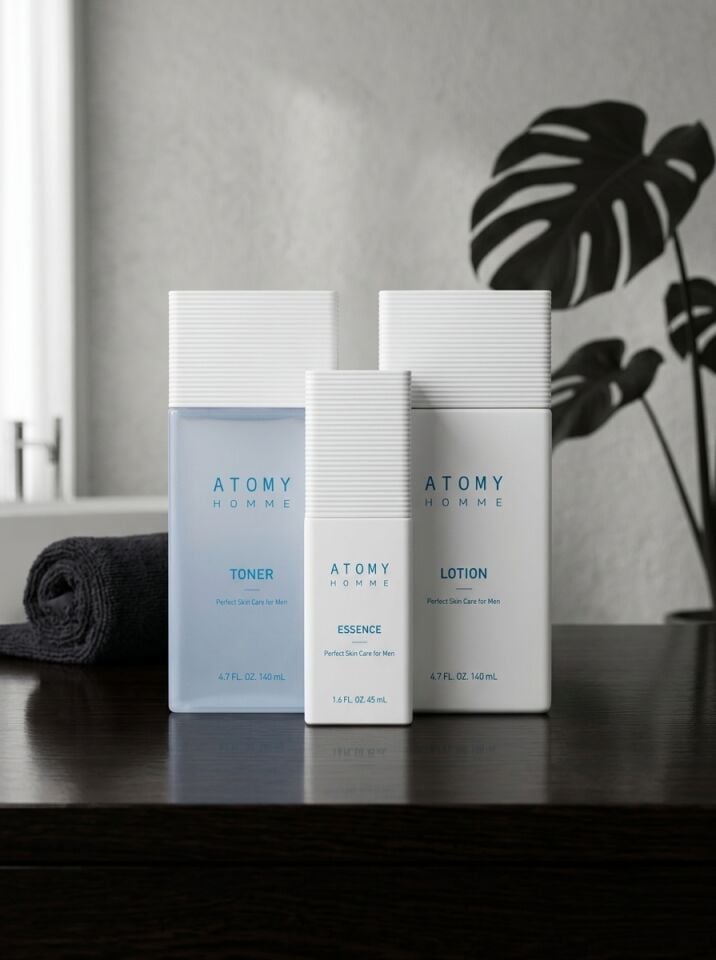 Atomy Homme 3’lü Erkek Cilt Bakım Seti Toner Esans Losyon