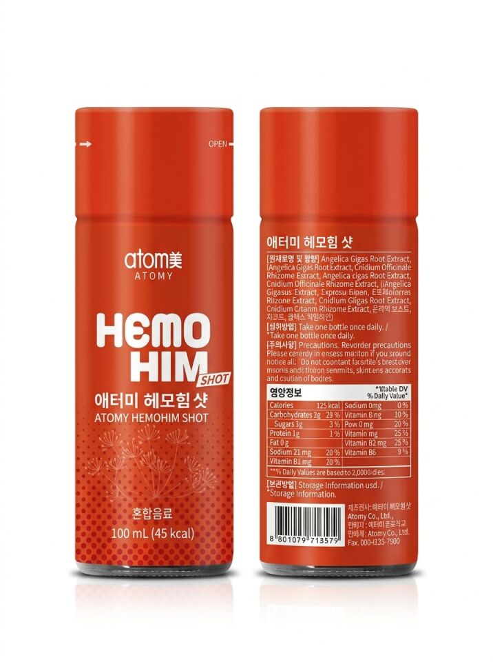 Atomy HemoHIM Shot Bitkisel İçerikli Fonksiyonel İçecek 100 ml