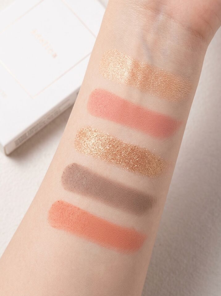 Atomy Adelica Eye Palette No.2 Peach Coral 5’li Far Paleti 7 g