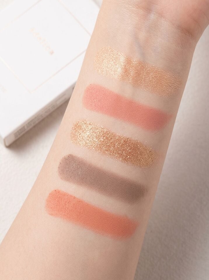 Atomy Adelica Eye Palette No.2 Peach Coral 5’li Far Paleti 7 g