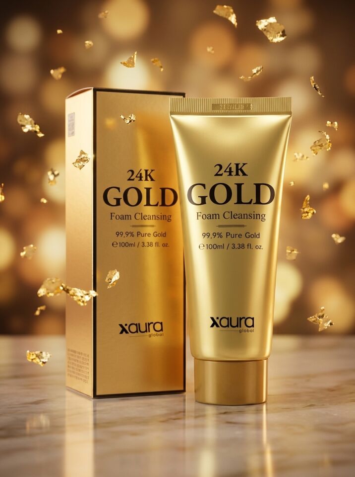 XAura 24K Gold Foam Cleansing Gold Edition Arındırıcı Yüz Temizleme Köpüğü 100 ml