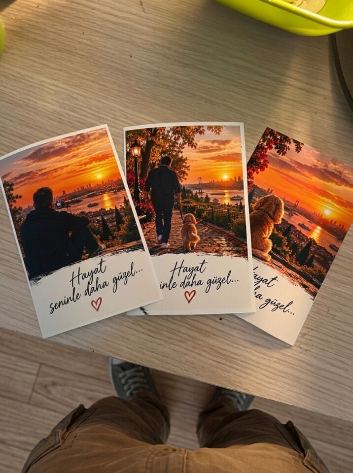 6 Fotoğraflı Kişiye Özel Magnet Seti – Anahtarlık, Açacak ve Hatıra Kartlı Hediye Kutusu