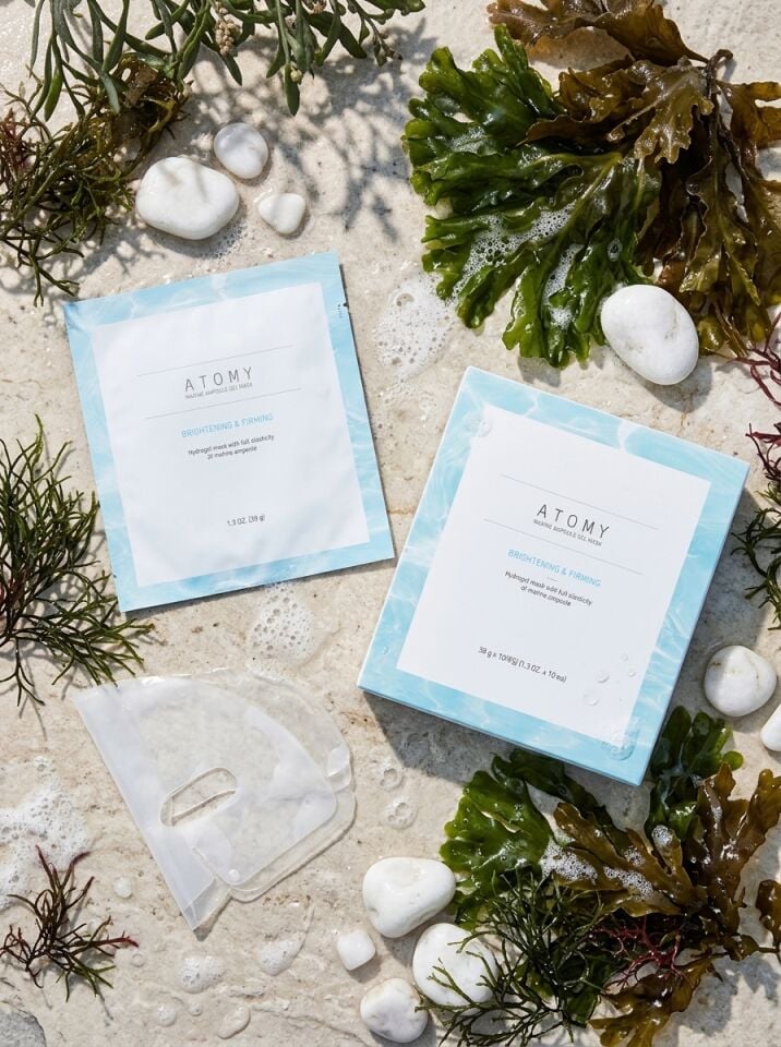 Atomy Marine Jel Maske (Aydınlatıcı & Sıkılaştırıcı) * 10 Adet